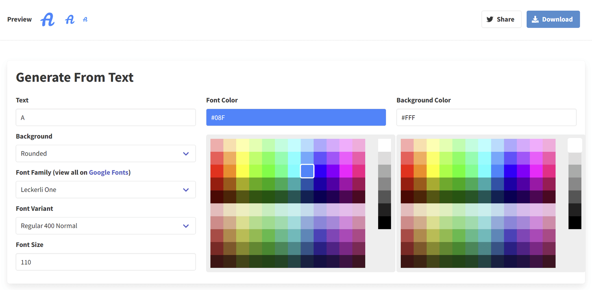 Tool fürs Logo generieren